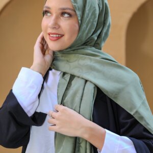 İnnova Jakar Şal Clover Desen - Lamella Scarf