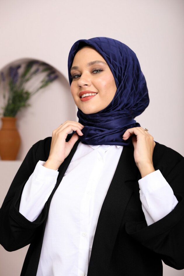 Flora Jakar Eşarp Tinyy Desen - Lamella Scarf